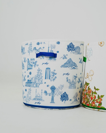 Корзина ZardoziHome Синтетическая ткань Kate