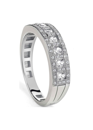 Кольцо Damiani Belle Epoque Белое золото