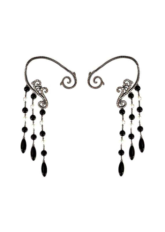 Серьги Damiani Alsara Белое золото
