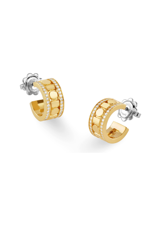 Серьги Damiani Belle Epoque Reel Желтое золото
