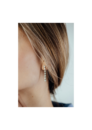 Серьги Damiani Timeless classico Белое золото