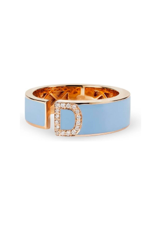 Кольцо RF Enamel Розовое золото