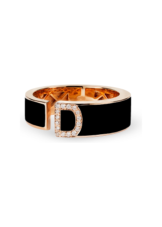 Кольцо RF Enamel Розовое золото