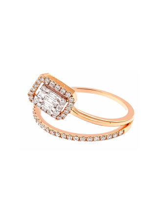 Ring RF Mosaic Rose Gold