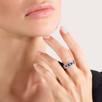 Кольцо Damiani Belle Epoque Белое золото