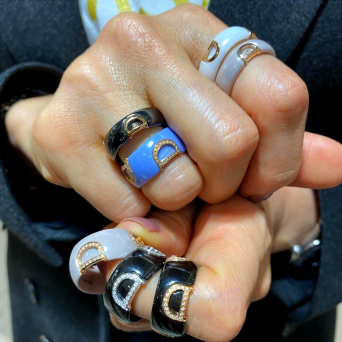 Кольцо Damiani D.Icon Розовое золото