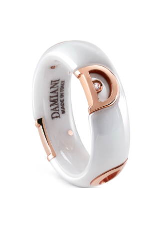 Сақина Damiani D.Icon Қызғылт алтын