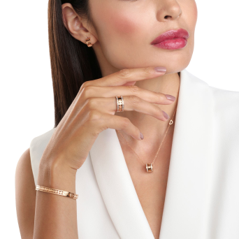 Серьги Damiani Belle Epoque Reel Розовое золото