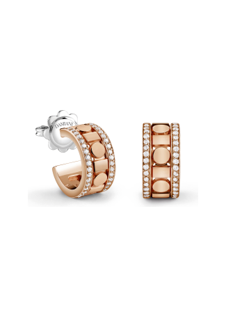 Серьги Damiani Belle Epoque Reel Розовое золото