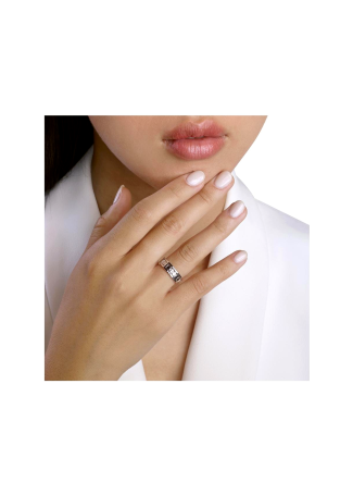 Кольцо Damiani Belle Epoque Reel Белое золото