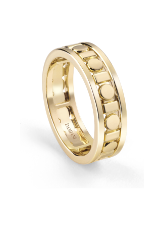 Кольцо Damiani Belle Epoque Reel Желтое золото