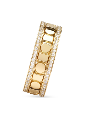 Кольцо Damiani Belle Epoque Reel Желтое золото