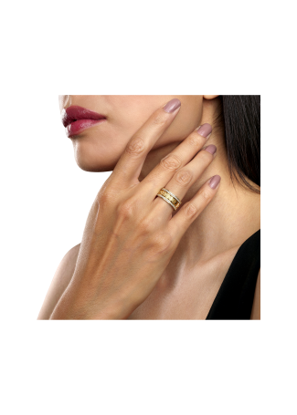 Кольцо Damiani Belle Epoque Reel Желтое золото