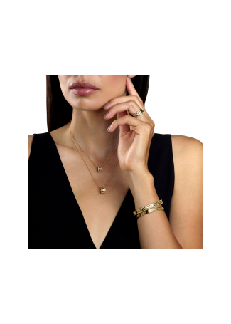 Кольцо Damiani Belle Epoque Reel Желтое золото