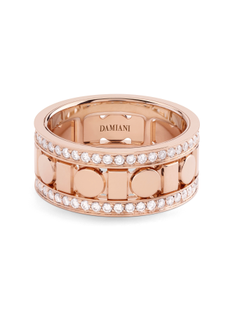 Кольцо Damiani Belle Epoque Reel Розовое золото