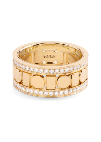 Кольцо Damiani Belle Epoque Reel Желтое золото