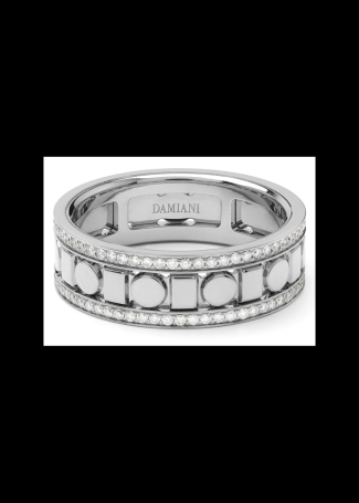 Кольцо Damiani Belle Epoque Reel Белое золото