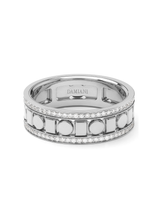 Кольцо Damiani Belle Epoque Reel Белое золото