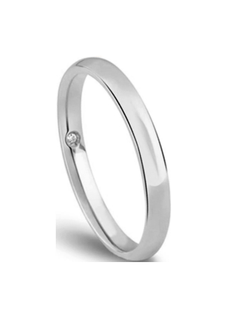 Кольцо обручальное Damiani Veramore Белое золото