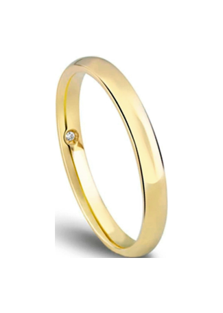 Кольцо обручальное Damiani NOI2 Желтое золото