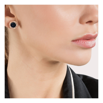 Серьги Damiani D.Side Розовое золото