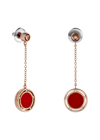 Серьги Damiani D.Side Розовое золото