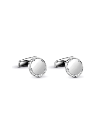 Запонки Damiani D.Side Белое золото