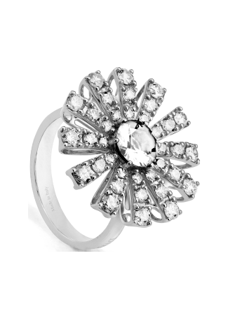 Кольцо Damiani Margherita Белое золото