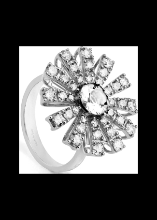 Кольцо Damiani Margherita Белое золото