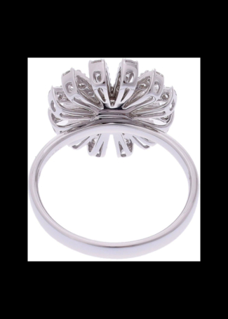 Кольцо Damiani Margherita Белое золото