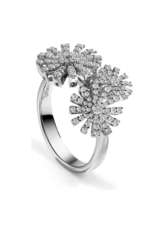 Кольцо Damiani Margherita Белое золото
