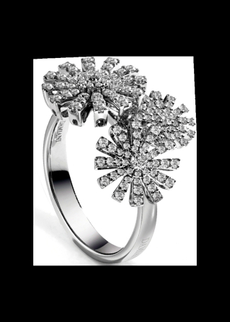 Кольцо Damiani Margherita Белое золото
