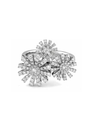 Кольцо Damiani Margherita Белое золото
