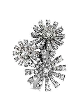 Сақина Damiani Margherita Сары алтын, Ақ алтын