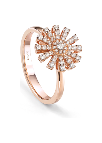 Кольцо Damiani Margherita Розовое золото