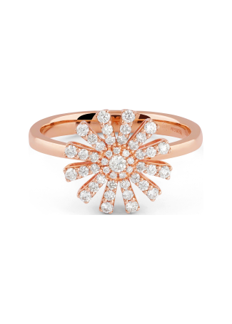 Кольцо Damiani Margherita Розовое золото