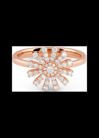 Кольцо Damiani Margherita Розовое золото