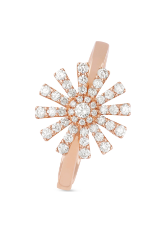 Кольцо Damiani Margherita Розовое золото