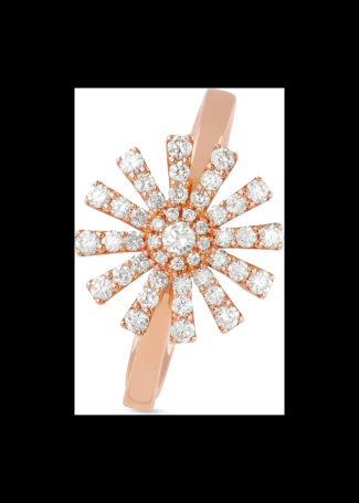 Кольцо Damiani Margherita Розовое золото