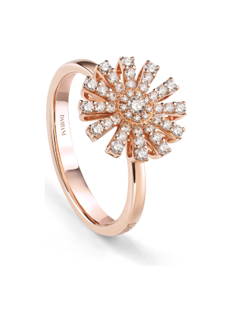 Кольцо Damiani Margherita Розовое золото