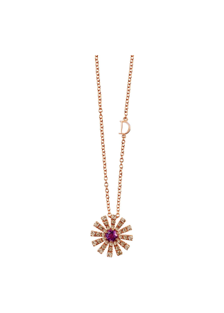 Колье Damiani Margherita Розовое золото
