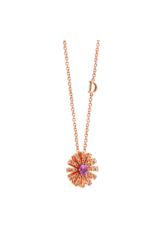 Колье Damiani Margherita Розовое золото