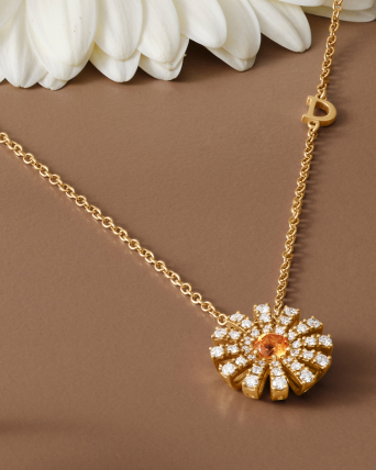 Колье Damiani Margherita Желтое золото