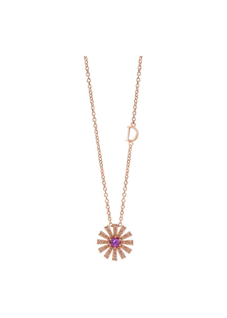 Колье Damiani Margherita Розовое золото