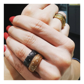 Кольцо Damiani Metropolitan Розовое золото
