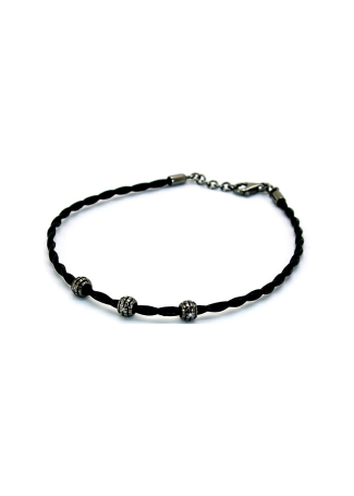 Браслет Damiani Metropolitan Черное золото