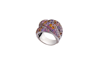 Кольцо Damiani Gomitolo Черное золото