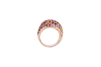Кольцо Damiani Gomitolo Розовое золото