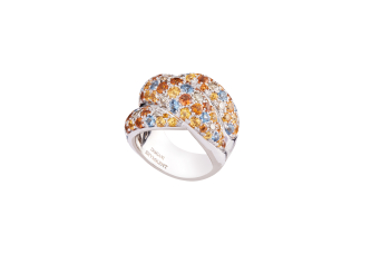 Кольцо Damiani Gomitolo Белое золото