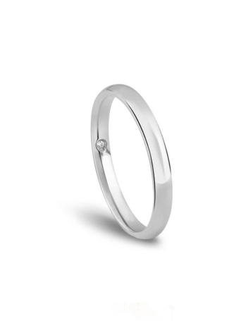 Кольцо обручальное Damiani NOI2 Белое золото